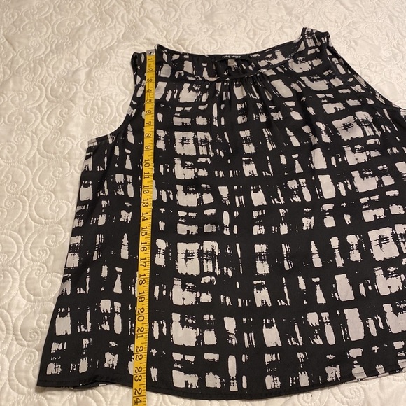 Nine West Black Sleeveless Blouse Size L - Picture 11 of 11